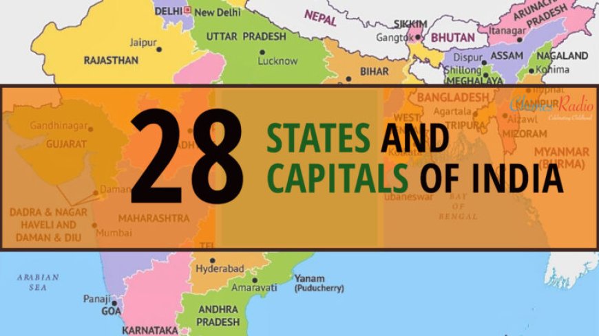 Indian States/ Union Territories and Capitals - Khojo India