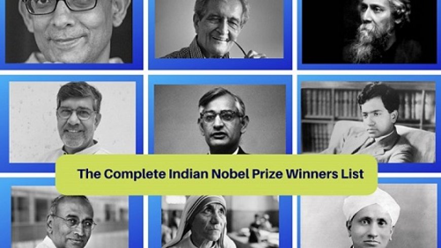 Nobel Prize Winners in India