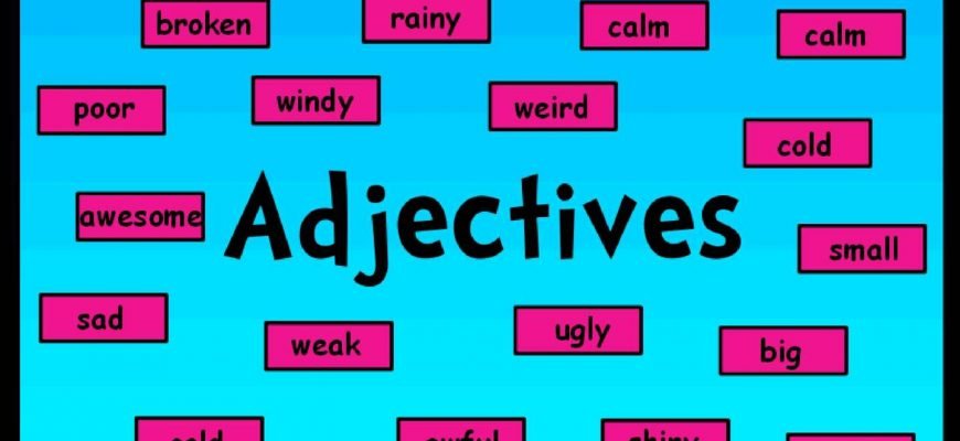 Adjectives- Definition, Kinds with examples and order